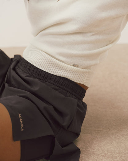 Active Hybrid Shorts - Coffee Bean