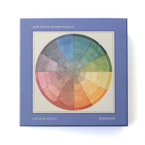 500-Piece Round Jigsaw Puzzle - Colour Wheel