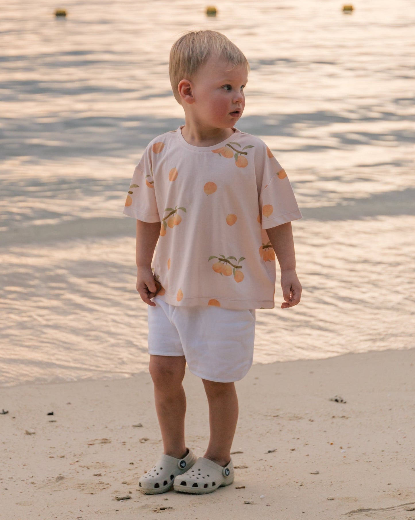Apricot Print Tee