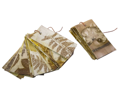 Eco Print Gift Tags